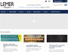 Tablet Screenshot of fonderie-lemer.com